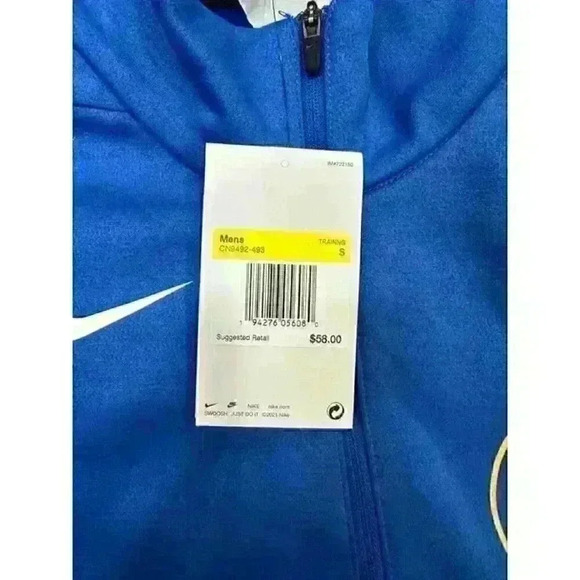 NWT Nike Gresham Barlow Bruins High School Blue Pullover - Men's Small - Picture 3 of 5